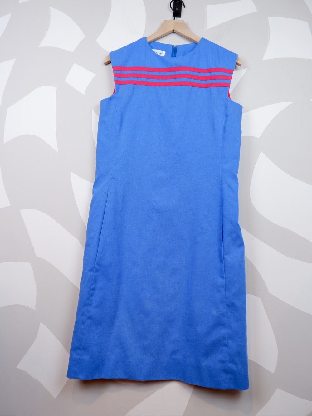 60s/70s Vintage Blue Tanner Dress | 12